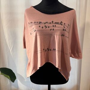 Women's Mauve Graphic Tee